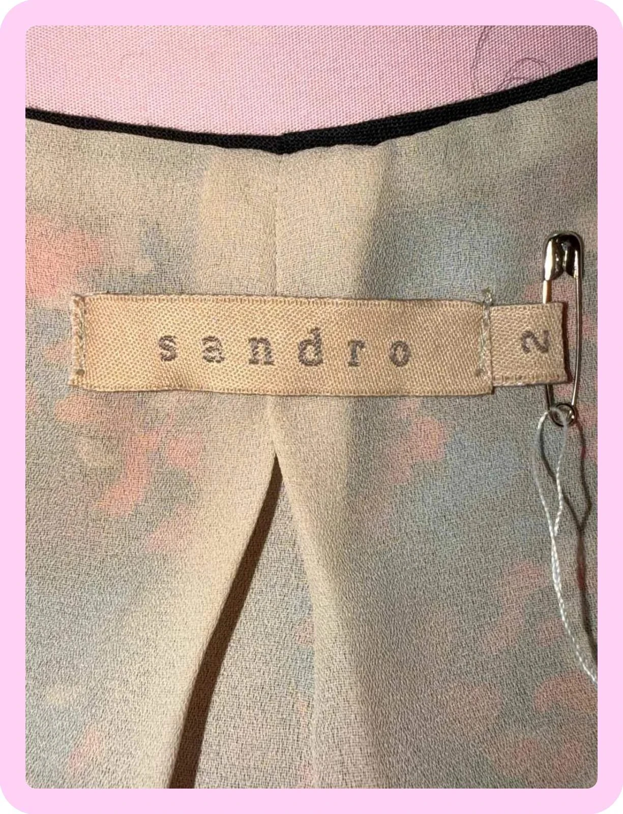 T-shirt feminino Sandro tamanho 2 em ótimo estado – photo 6